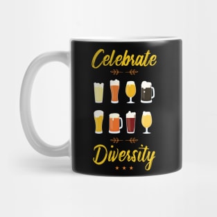 Celebrate Diversity Craft Beer Lover Mug